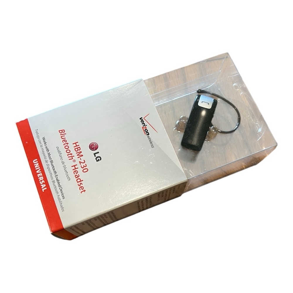 Verizon LG HBM-230 Bluetooth Headset new in box not tested
